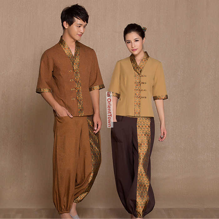 Spa Wellness Thai - Conjunto de Top e Calças para
