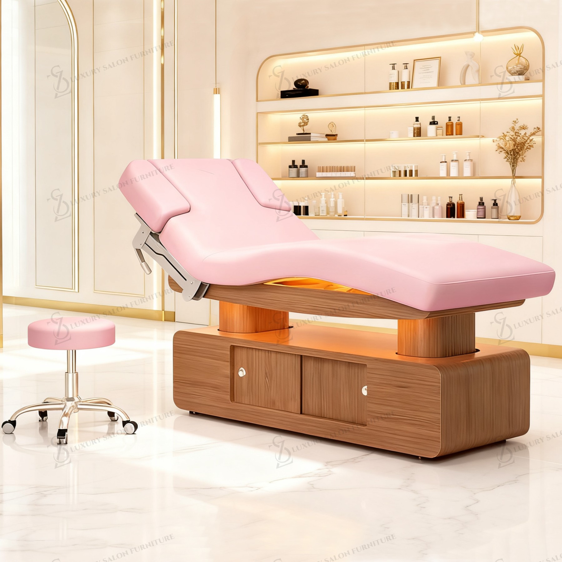 Wellness Spa With Massage - Luxo 3/4 motores rosa cama de