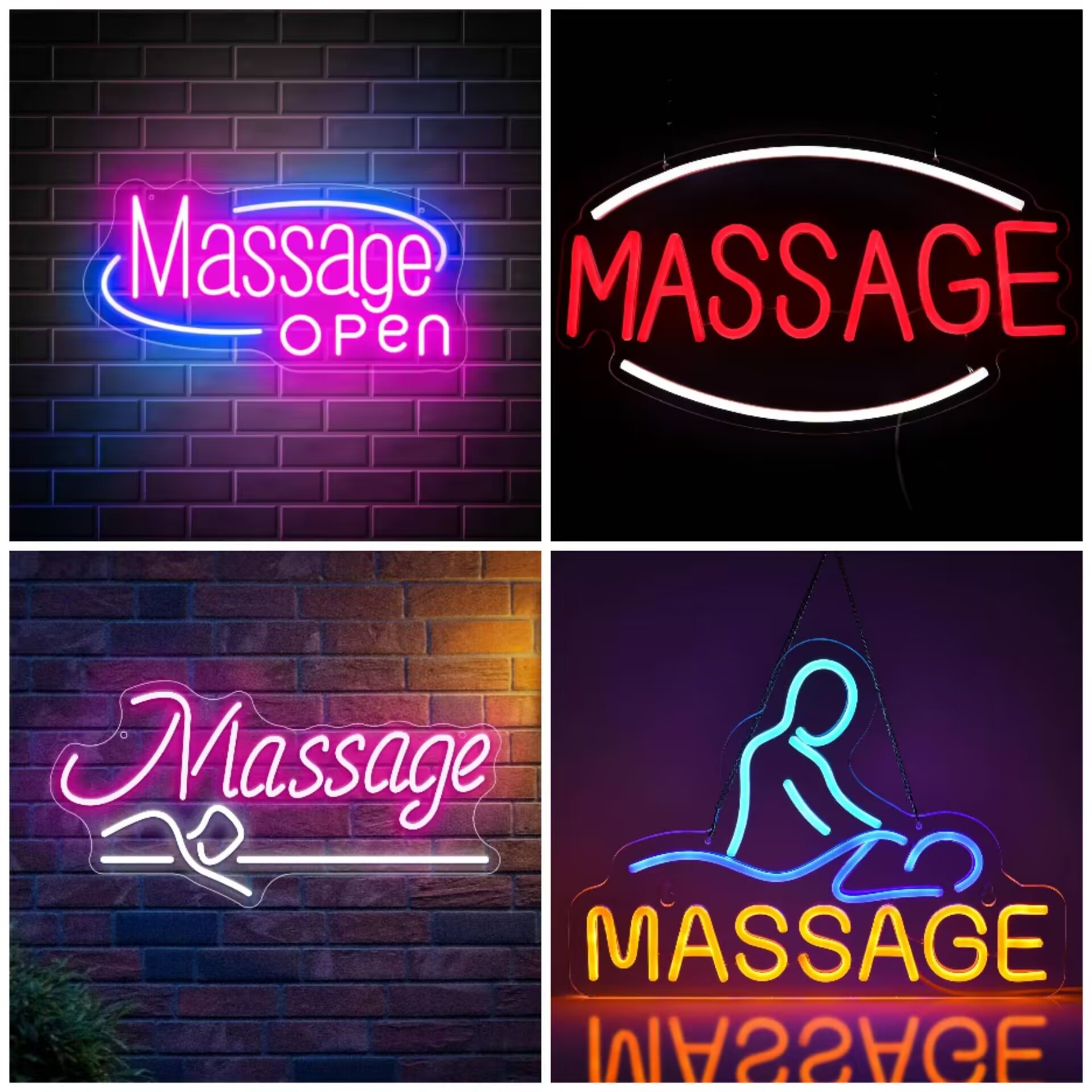 Letreiro de Neon LED Aberto pa - Spa Wellness Center avaliação e preço